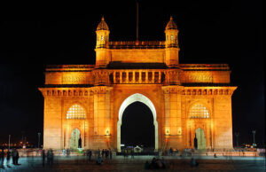 lightining of gateway of india