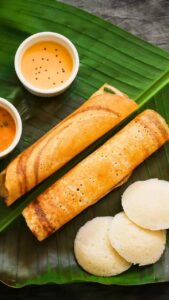 idli sambhar dosa