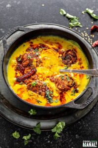 Jaipur famous food kadhi pakora image
